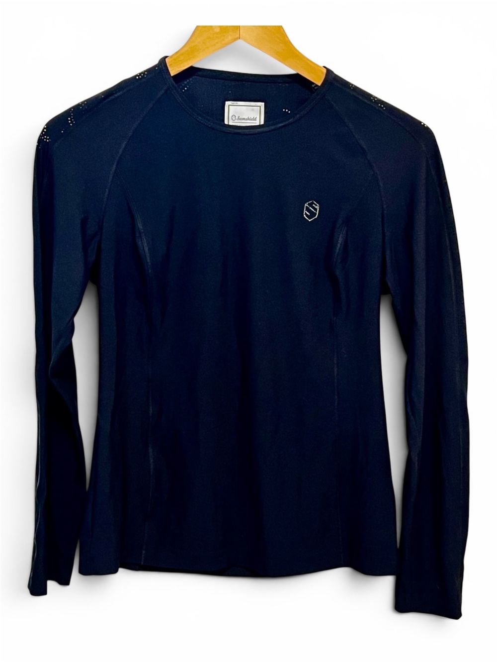 Samshield Premium Line Black Equestrian Long Sleeve Base Layer Shirt L